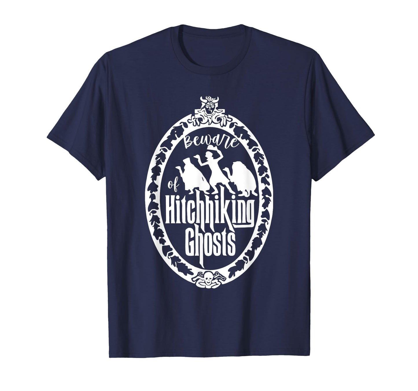 Beware Of Hitchhiking Ghost Halloween T-Shirt