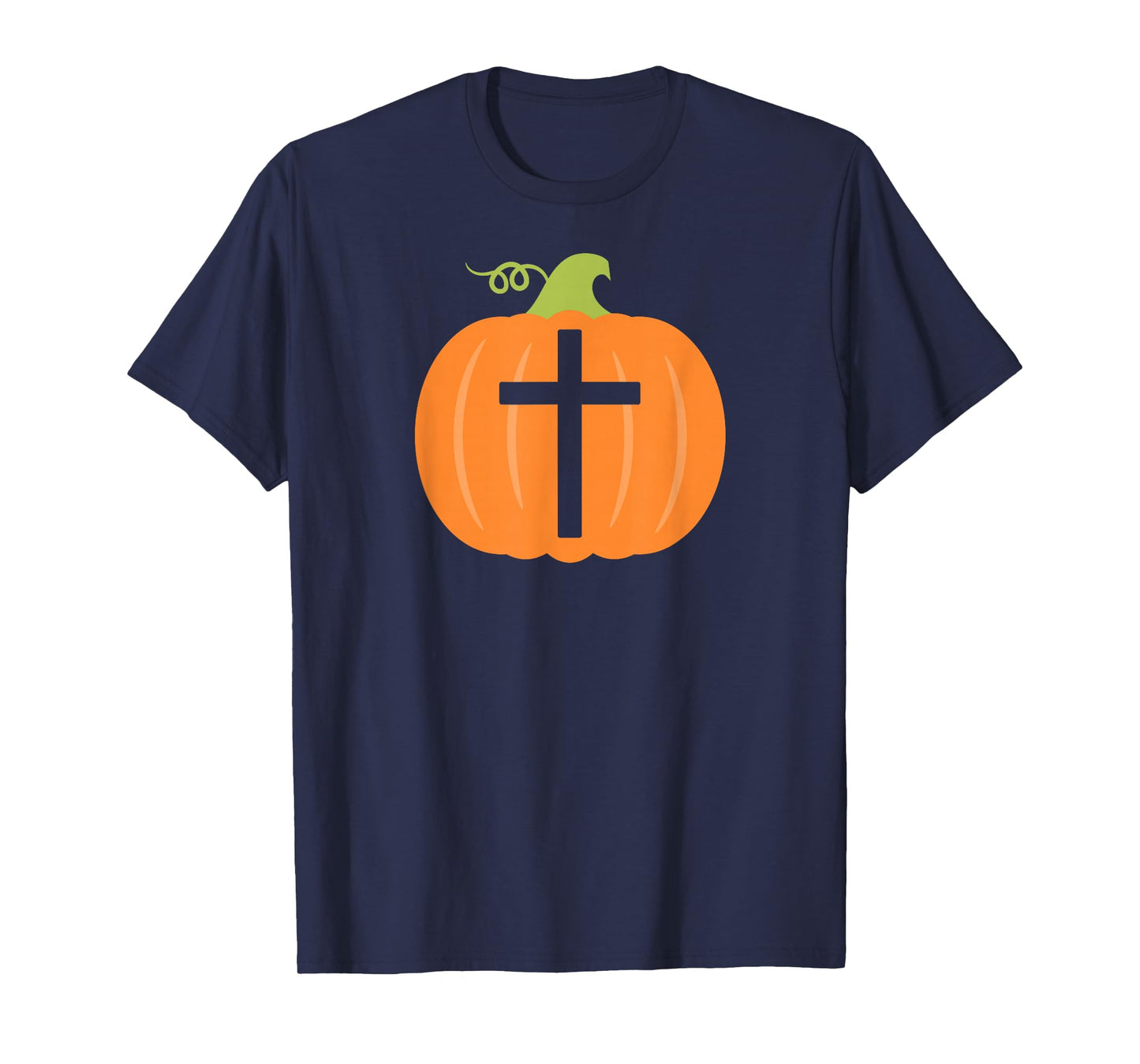 Christian Cross Religious Pumpkin Halloween T Shirt T-Shirt