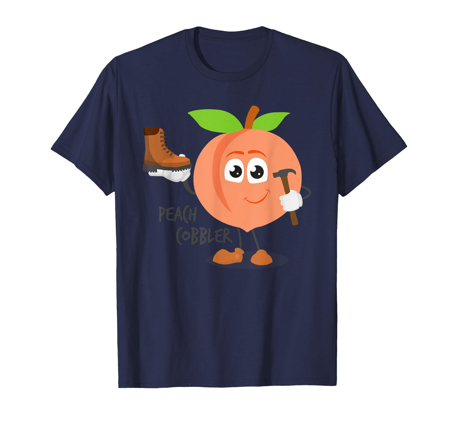 Funny Peach Cobbler - Dessert Shoe Repair T-Shirt