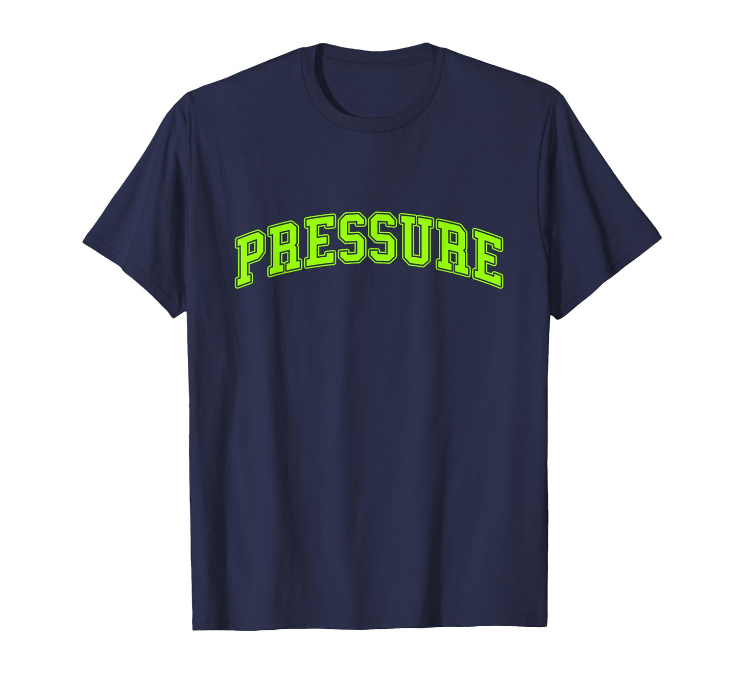 Green Pressure Green Color Graphic T-Shirt