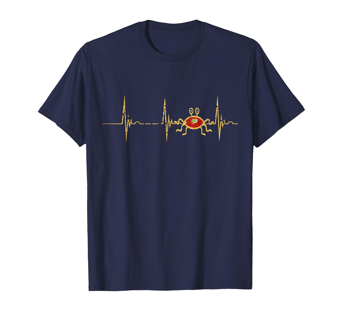 Pastafari Heartbeat EKG Puls Flying Spaghetti Monster FSM T-Shirt