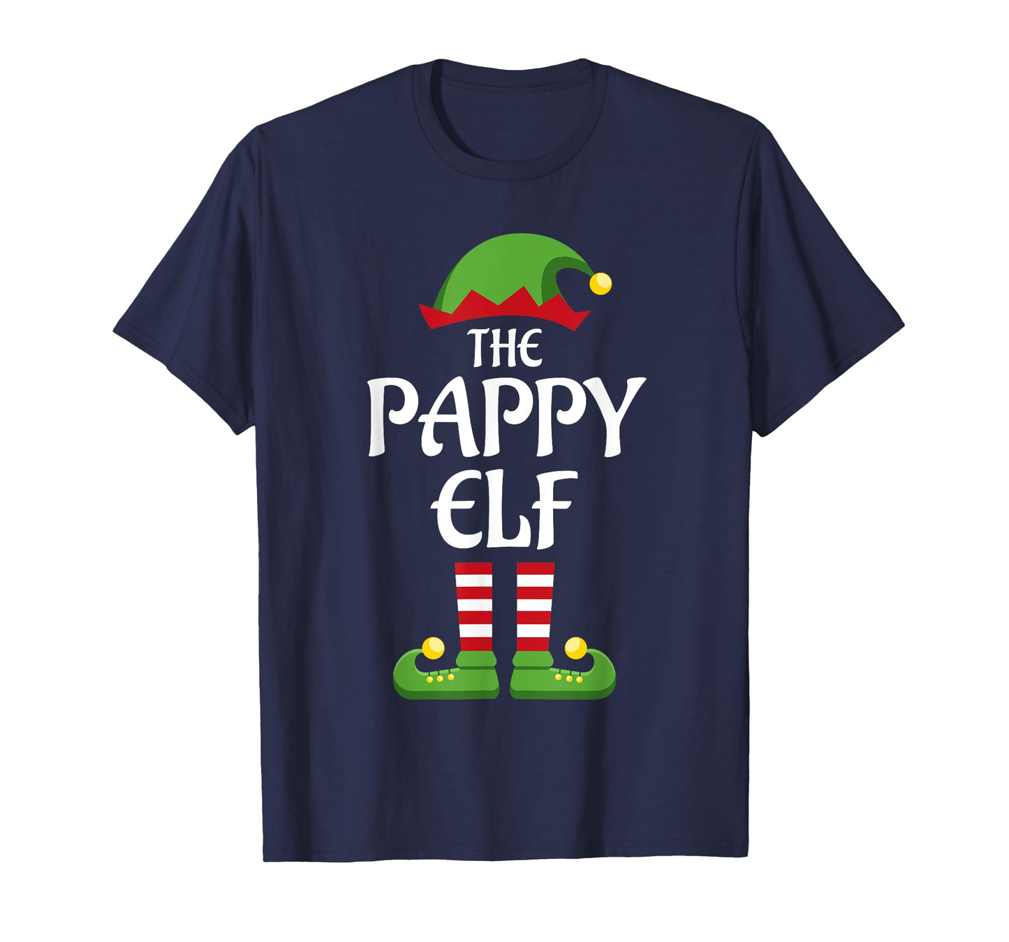 Pappy Elf Family Matching Group Christmas Papa T-Shirt