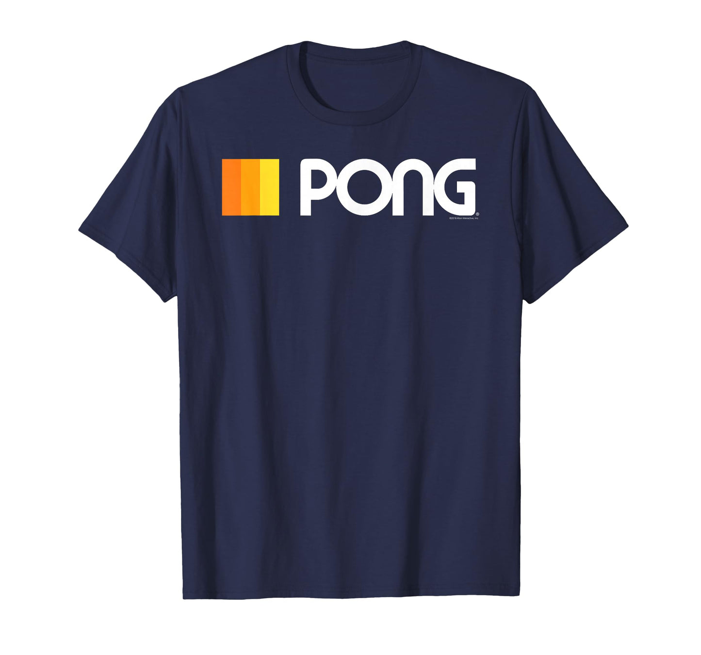 ATARI White Type Pong T-Shirt