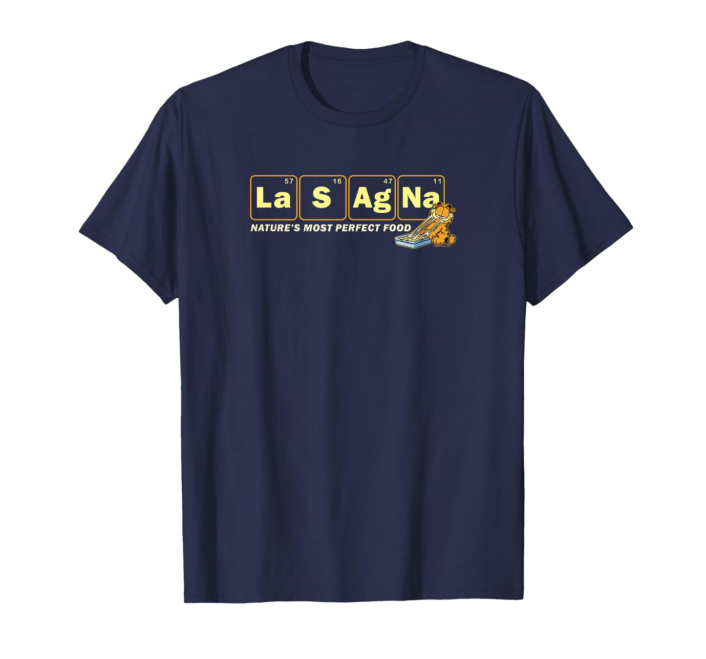 Garfield Lasagna Nature's Most Perfect Food T-Shirt