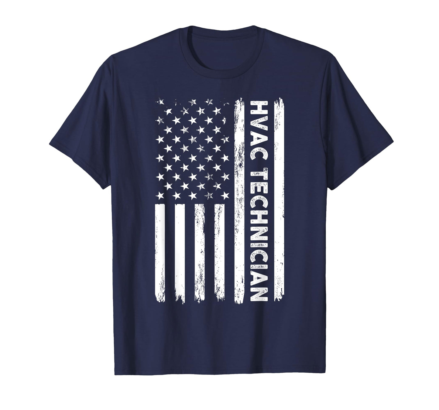 US HVAC Technician Gift For USA Repairman Men Fourth Of July T-Shirt