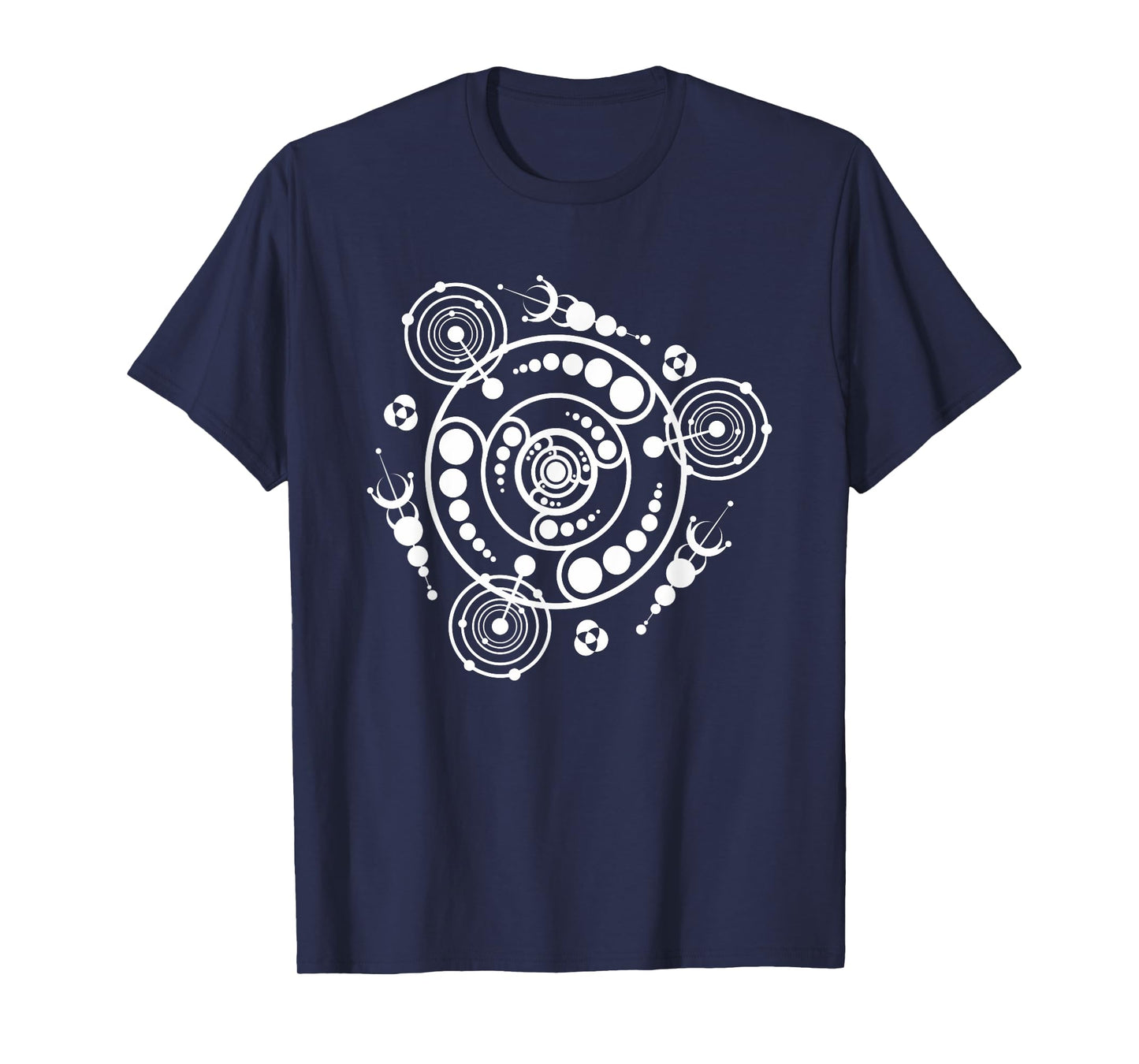 Crop Circle Space Alien Galaxy UFO Illustration Art T Shirt