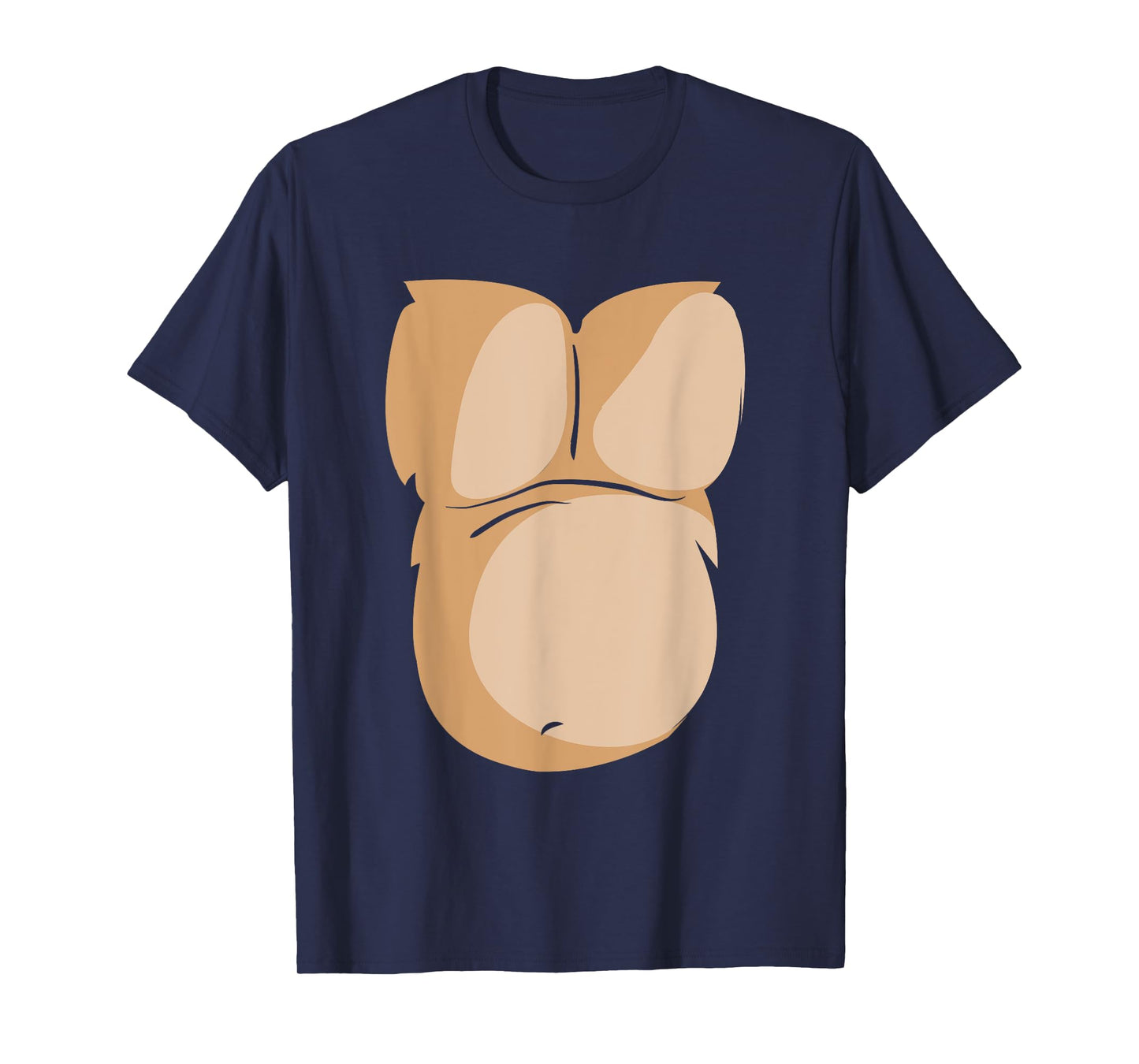 Funny Monkey Gorilla Hairy Chest Costume T Shirt Tee Tshirt T-Shirt