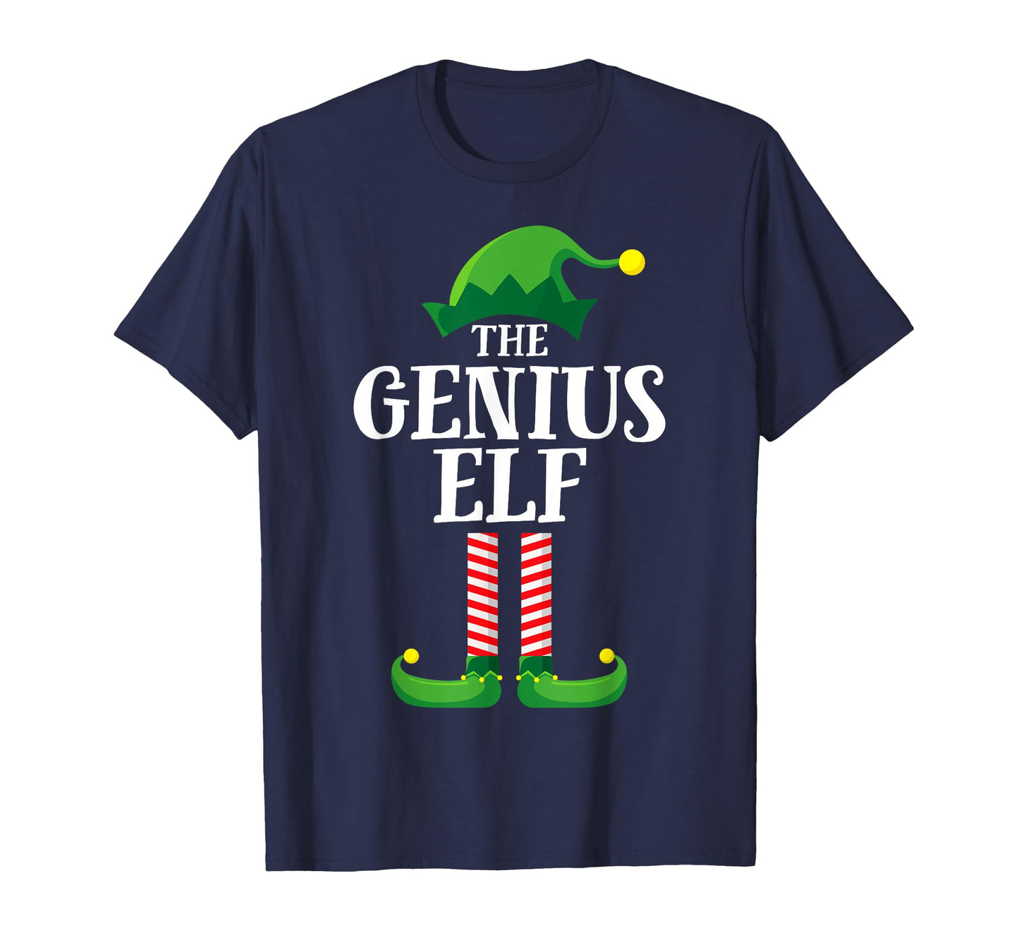 Genius Elf Matching Family Group Christmas Party T-Shirt