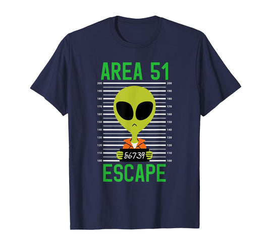 Storm Area 51 Funny Alien Escape Men Women UFO T-Shirt