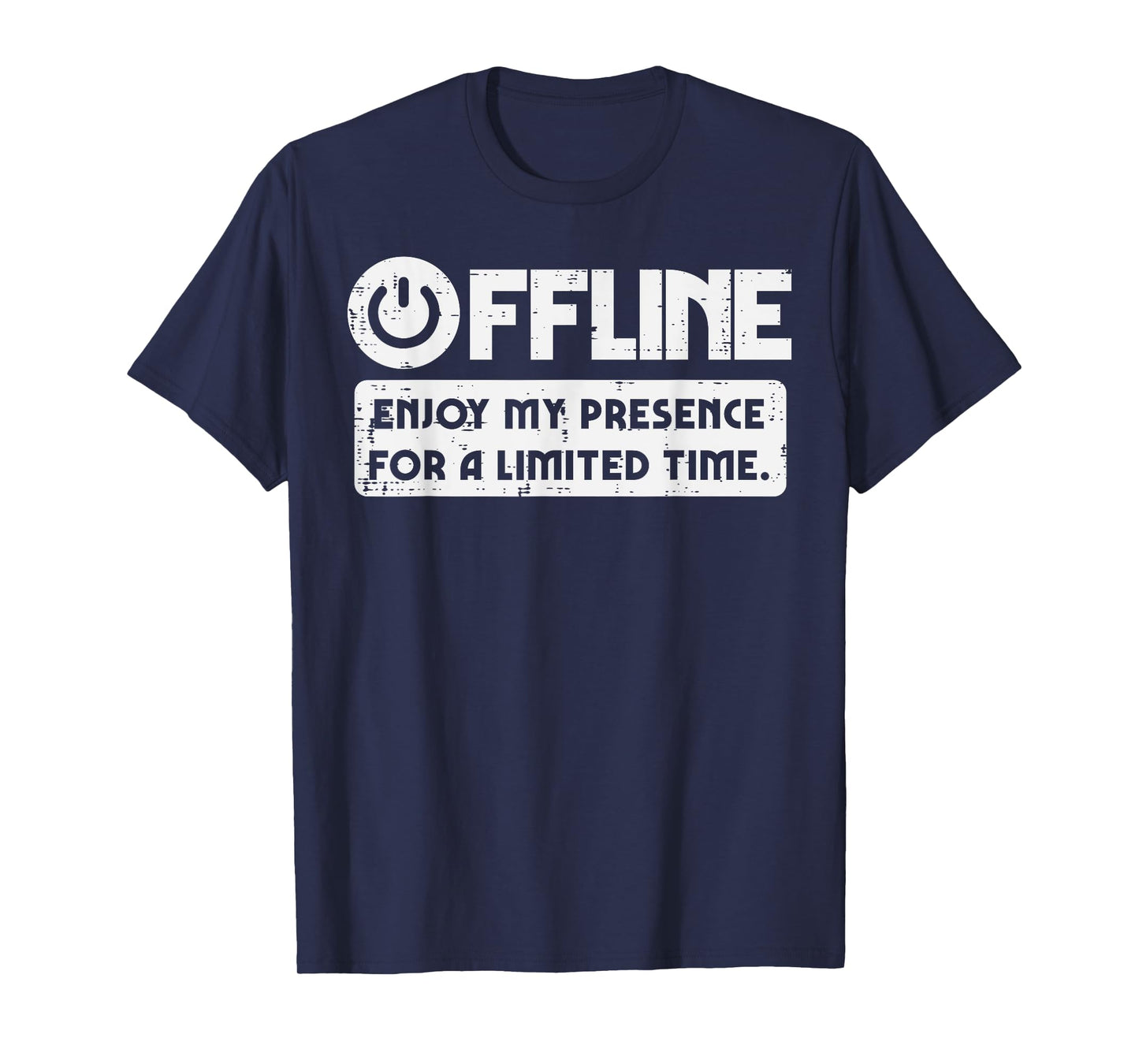 Gamer Offline Enjoy My Presence Time Men Boys Kids T-Shirt