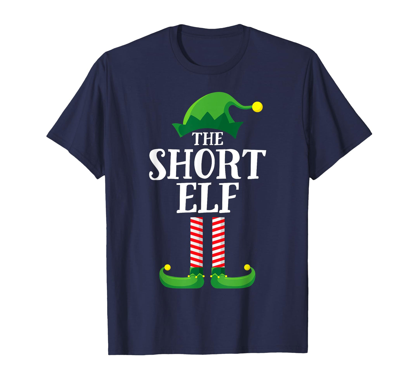 Short Elf Matching Family Group Christmas Party Pyjamas T-Shirt
