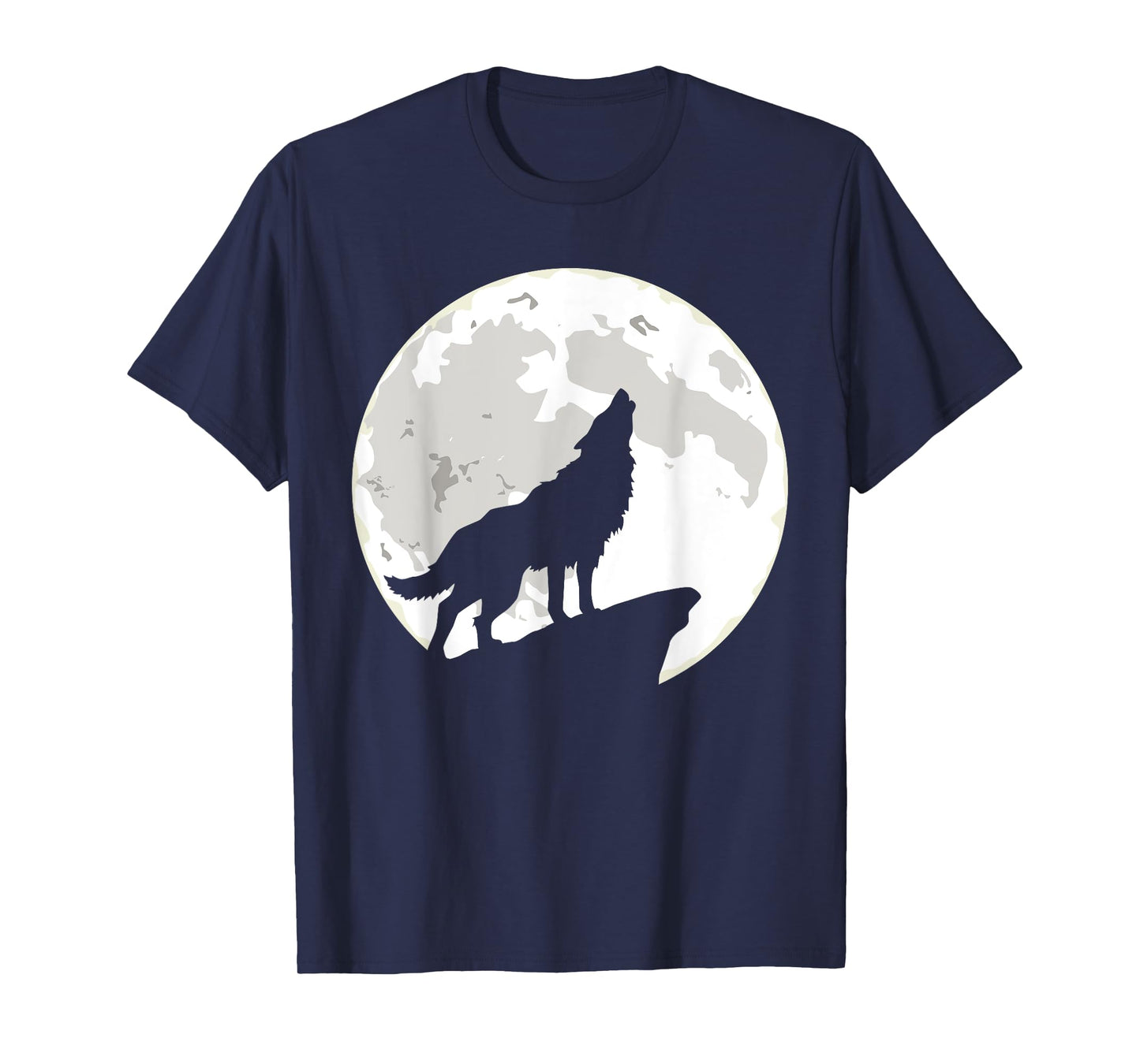 Wolf Howling At The Moon T-Shirt