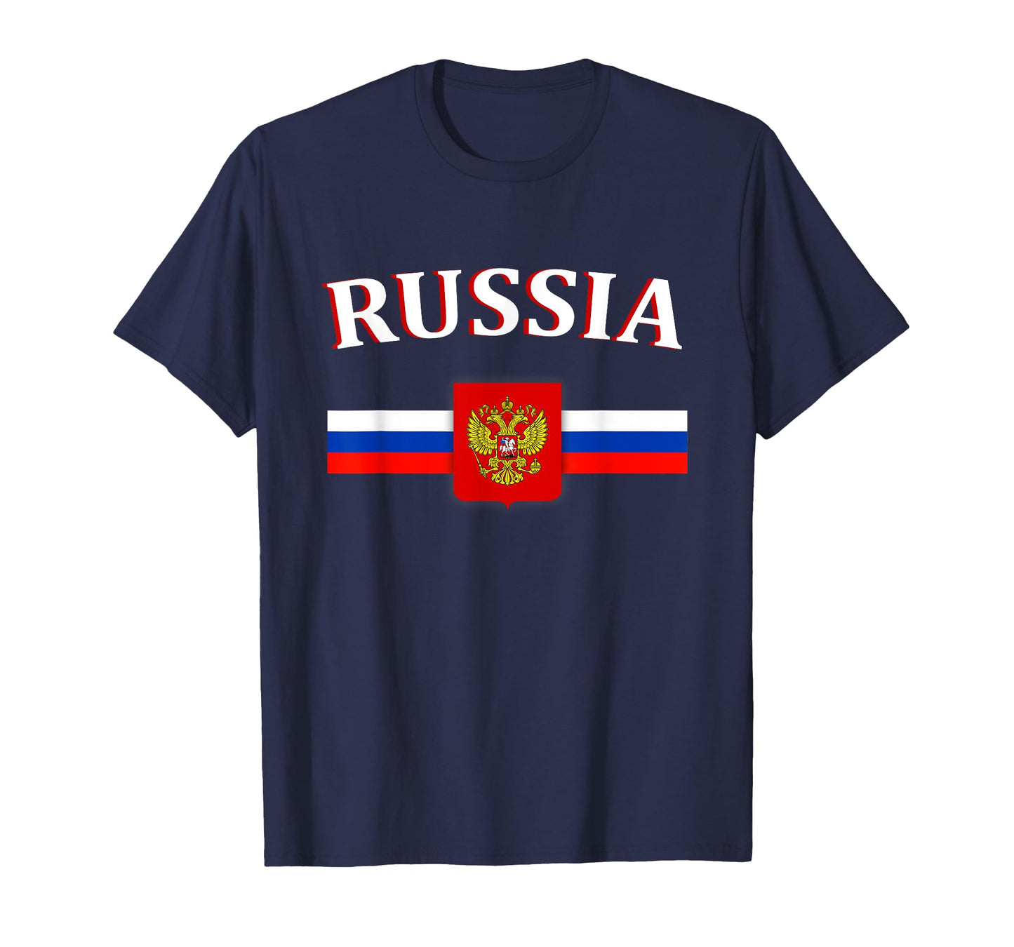 Russian Flag T-shirt Russian Emblem Shirt Russia Tee