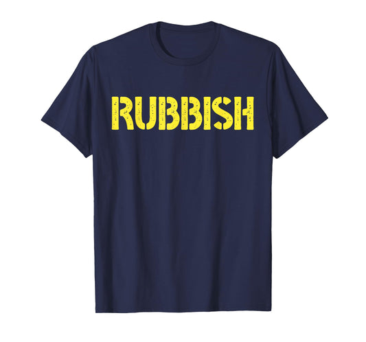 Rubbish Vintage Funny Rock Retro Outfits T-Shirt