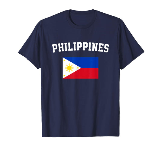 Filipino Pride Flag T-Shirt Philippines Shirt Great Gift Tee T-Shirt