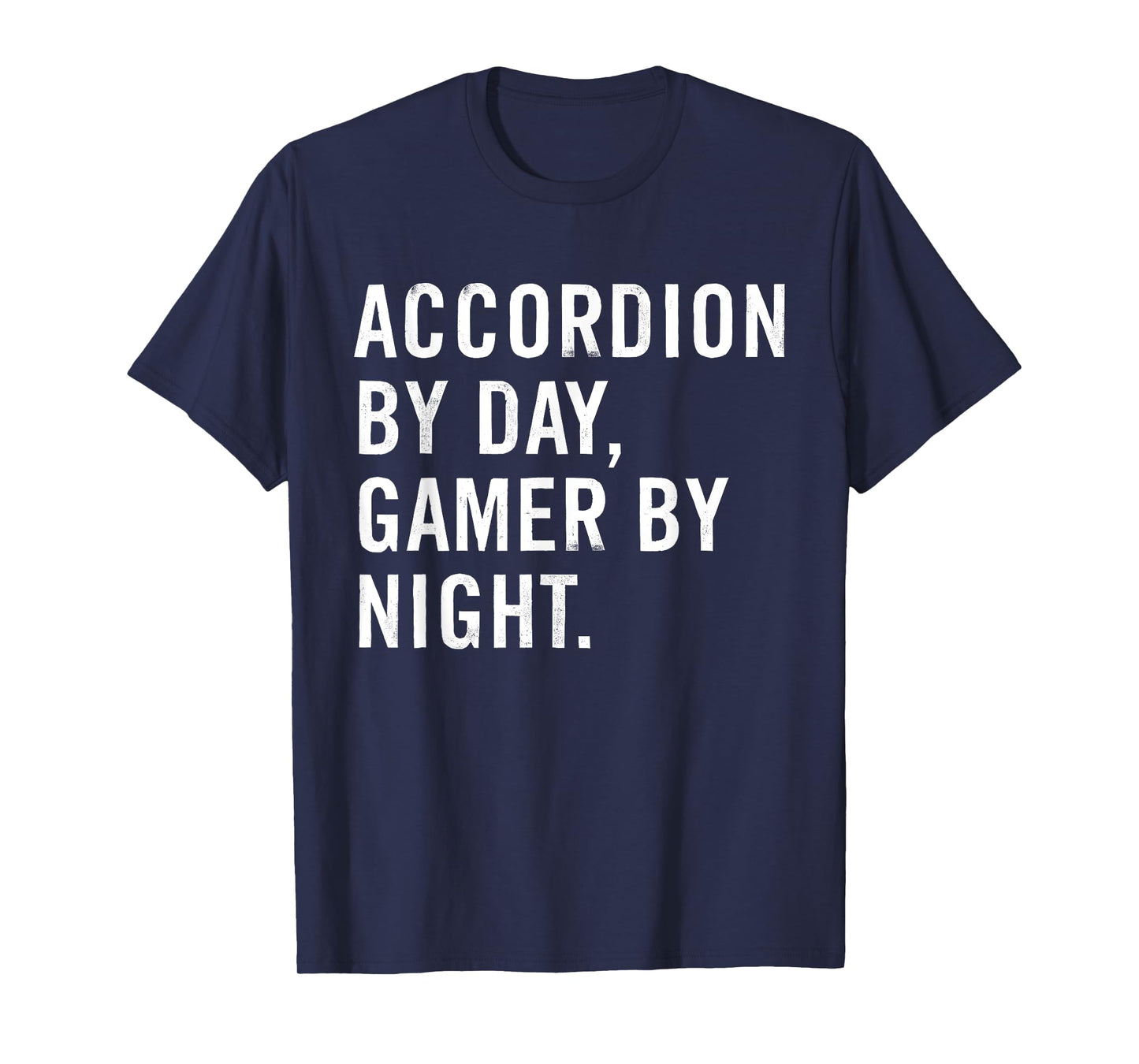 Accordion By Day Gamer By Night T-Shirt