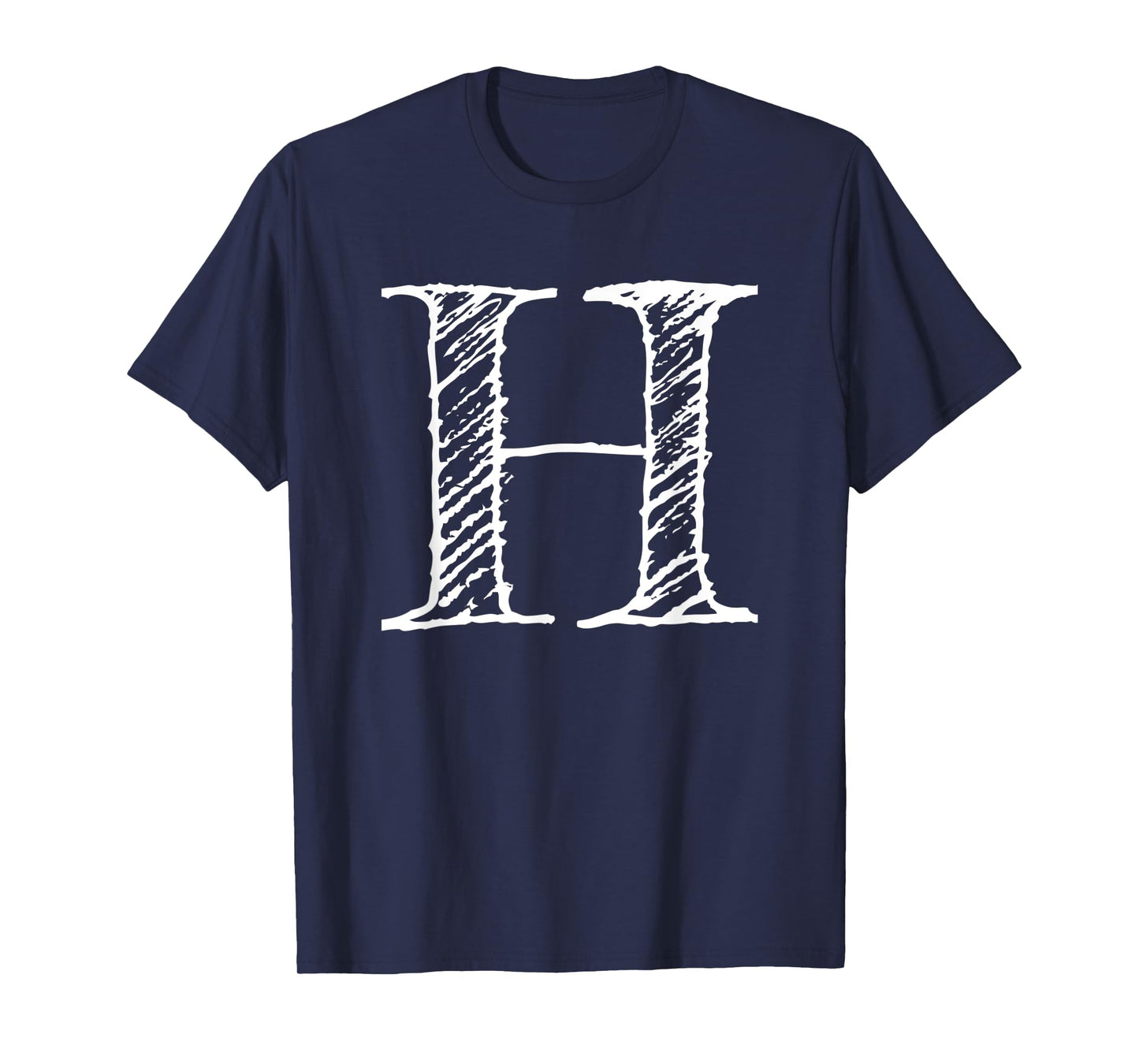 Bold Letter H - Decorative Alphabet Big Font Capital Letter T-Shirt