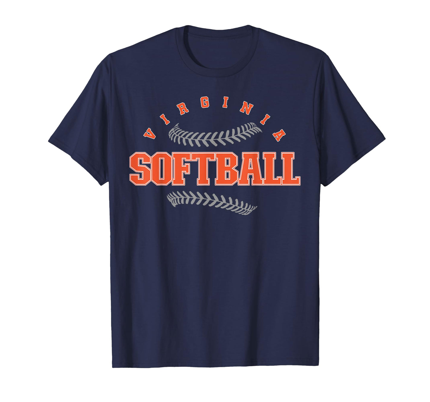 Virginia Softball Vintage Retro Design T-Shirt