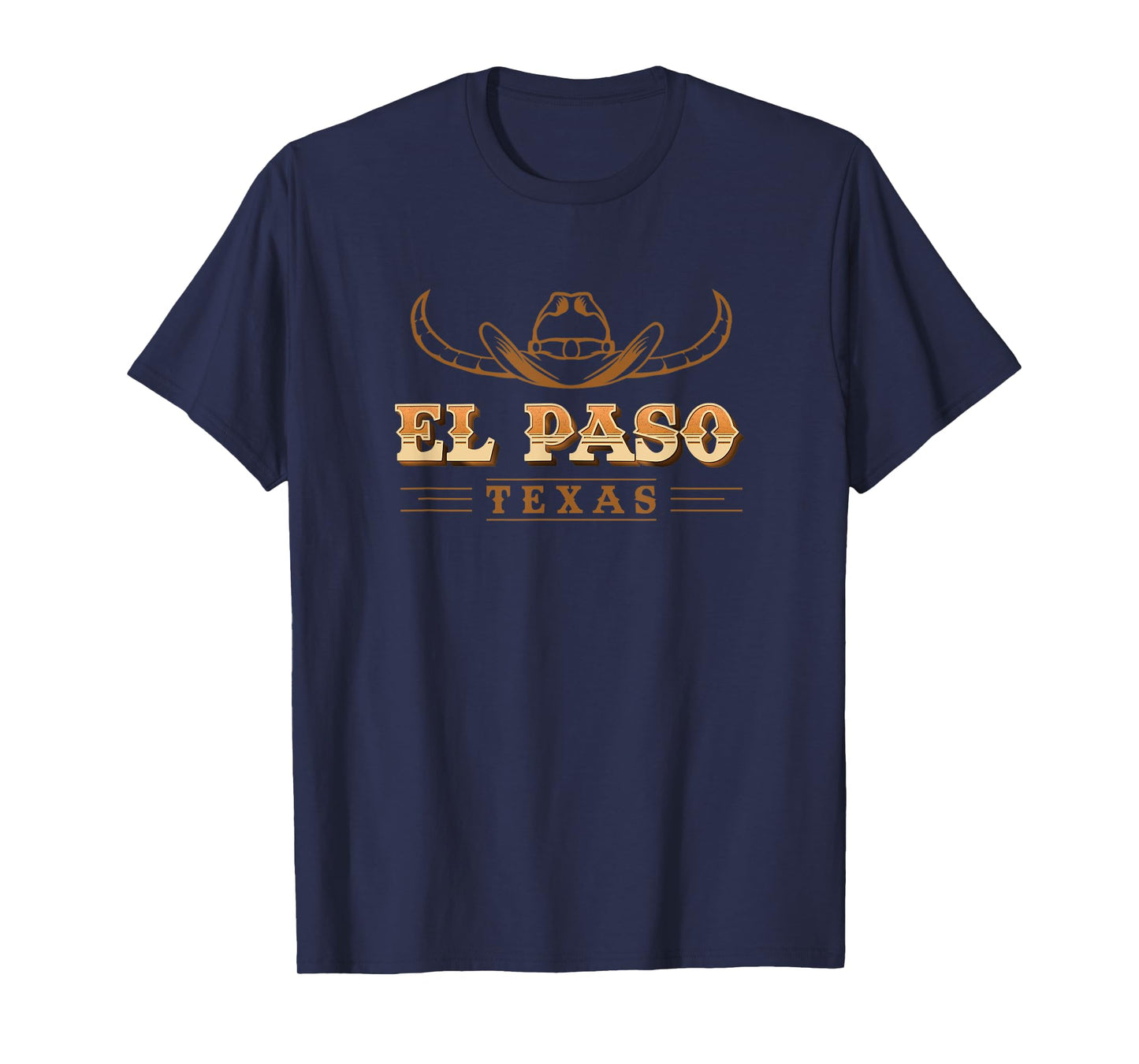 El Paso Texas Cowboy Hat Cattle Vacation Souvenir T-Shirt