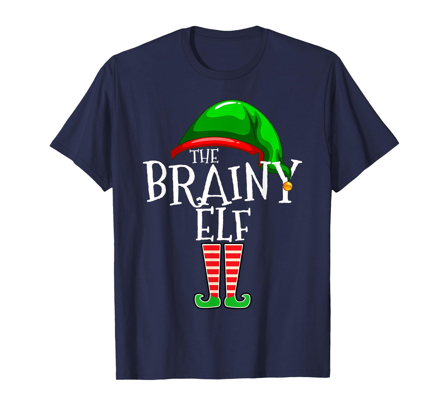 The Brainy Elf Group Matching Family Christmas Smart T-Shirt