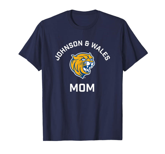 Johnson and Wales University JWU Wildcats Arched Mom T-Shirt