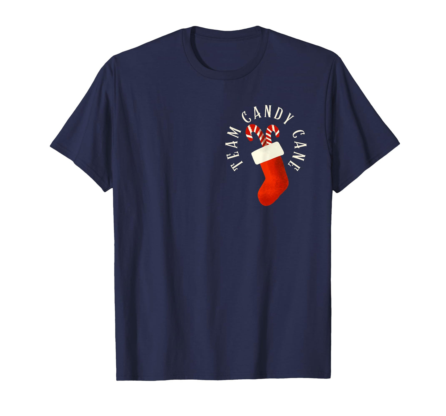 Team Candy Cane Xmas Matching Family Candy Cane Crew Pajamas T-Shirt