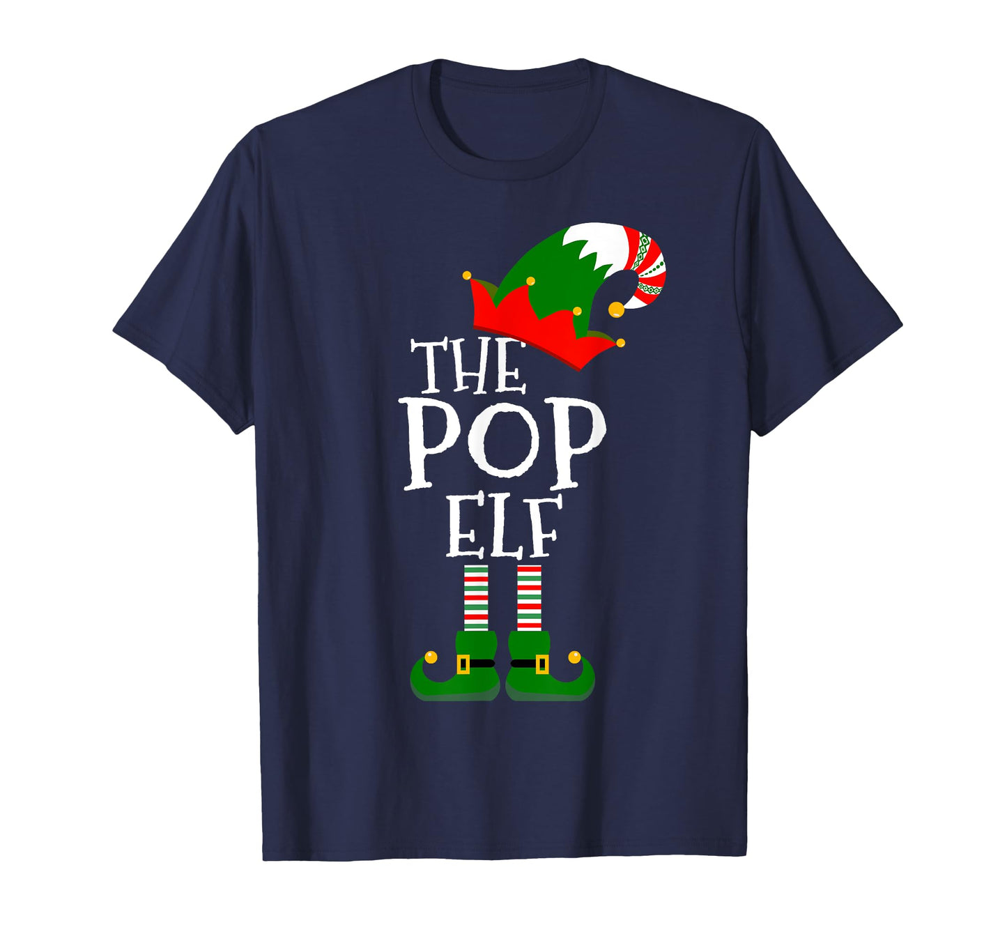 Easy The Pop Elf Costume Matching Family Group Christmas T-Shirt