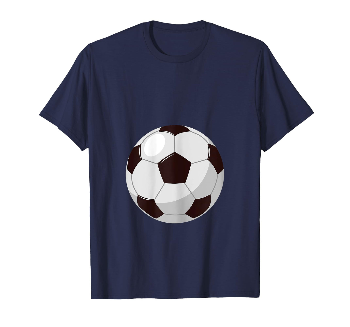Football Funny Soccer Player Belly Pregnant Mama T-Shirt