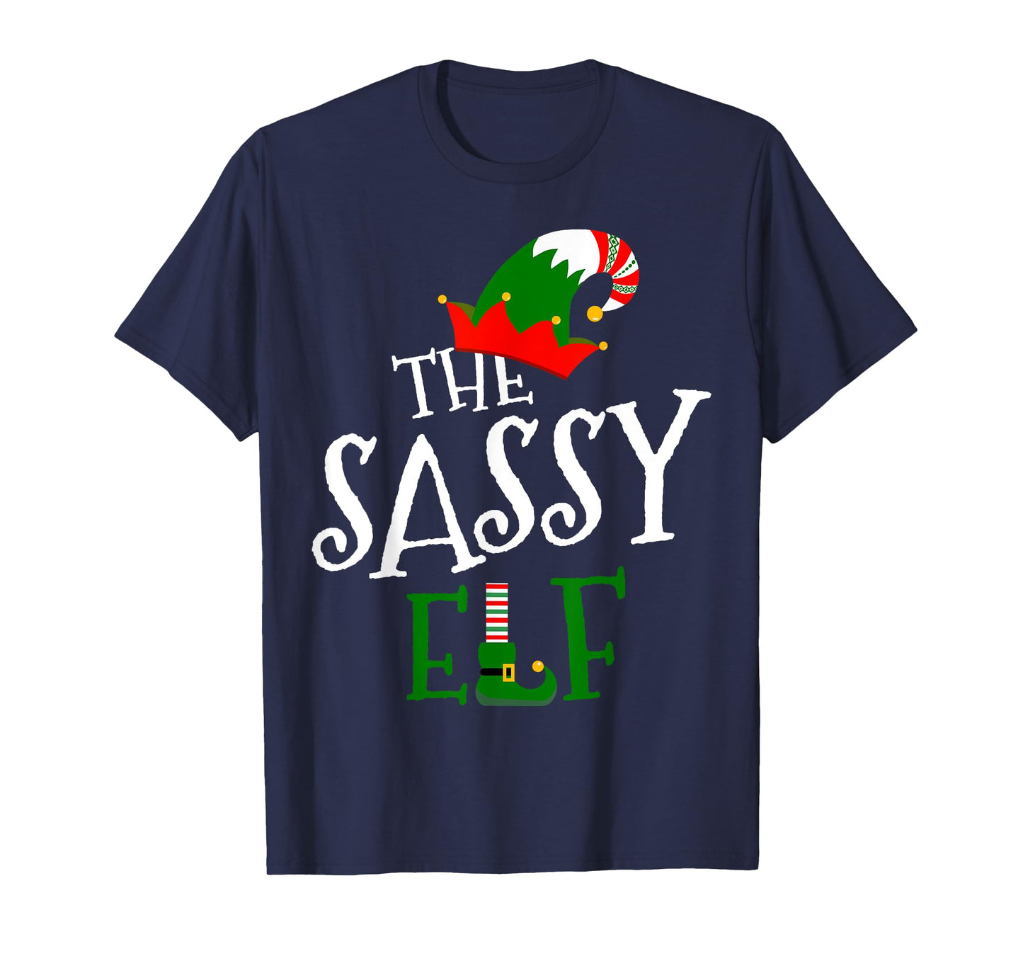The Sassy Elf Family Matching Group Gift Christmas Costume T-Shirt