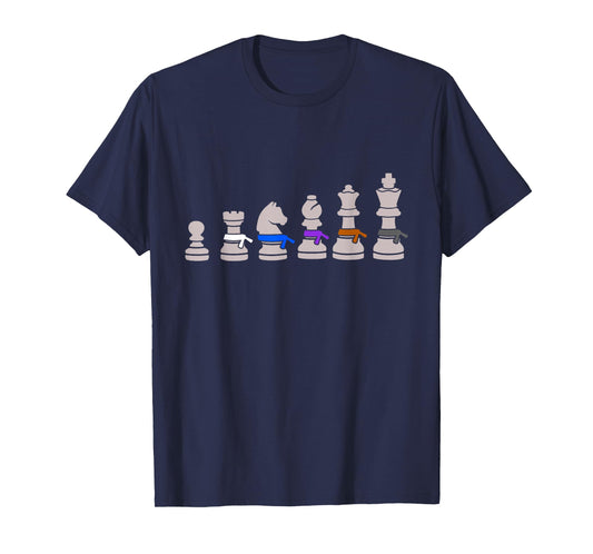 Funny Chess Jujitsu For BJJ Fighter Gift Men Women And Kids T-Shirt