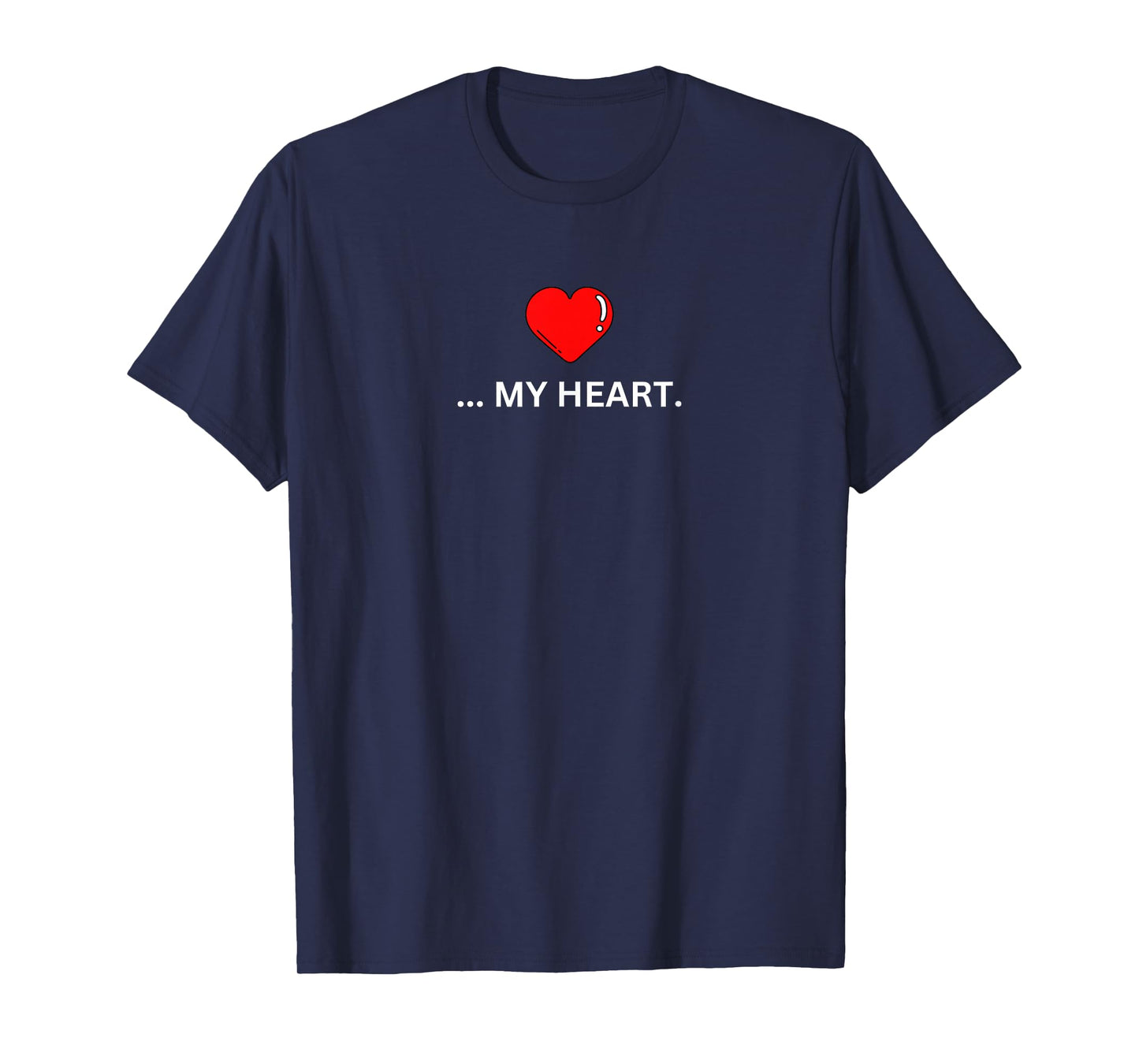 A Piece of My Heart Funny Pun Matching Pizza Foodie Couples T-Shirt