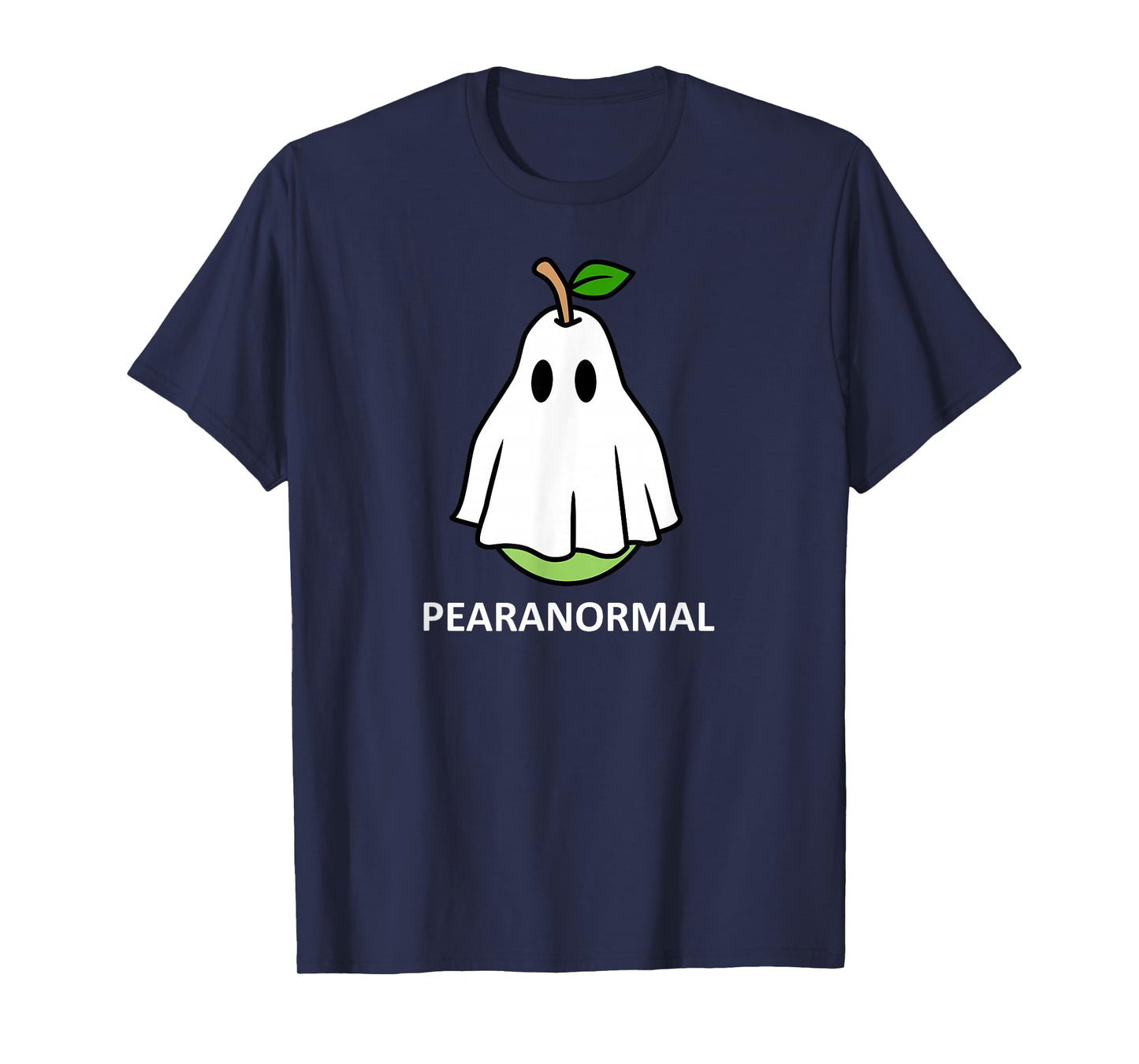Pearanormal Cute Ghost Pear Halloween Costume Funny Pun T-Shirt