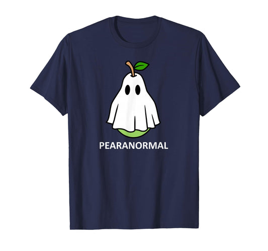 Pearanormal Cute Ghost Pear Halloween Costume Funny Pun T-Shirt