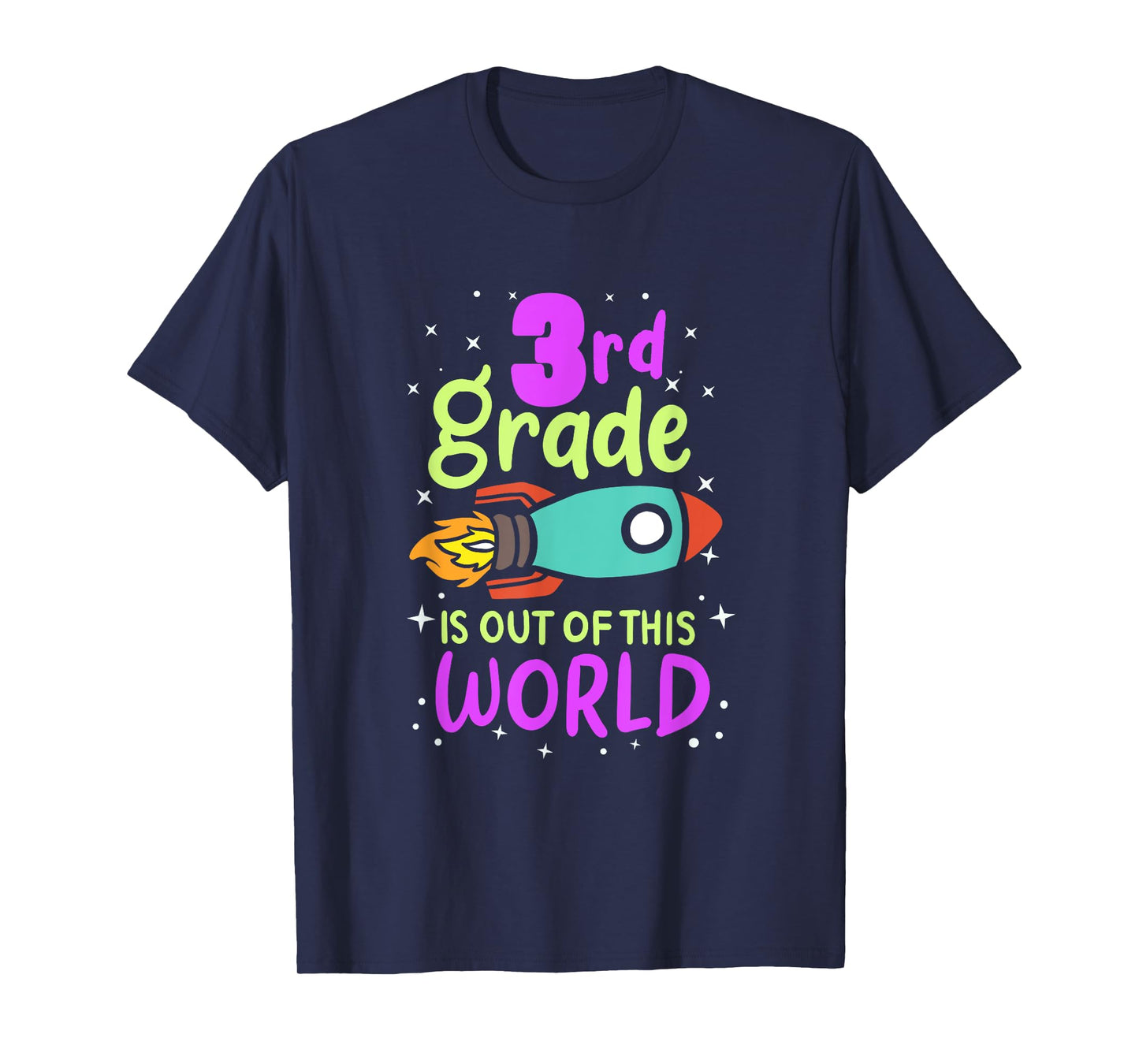 3rd Grade Is Out Of This World 3rd Grader Rocket Costume T-Shirt