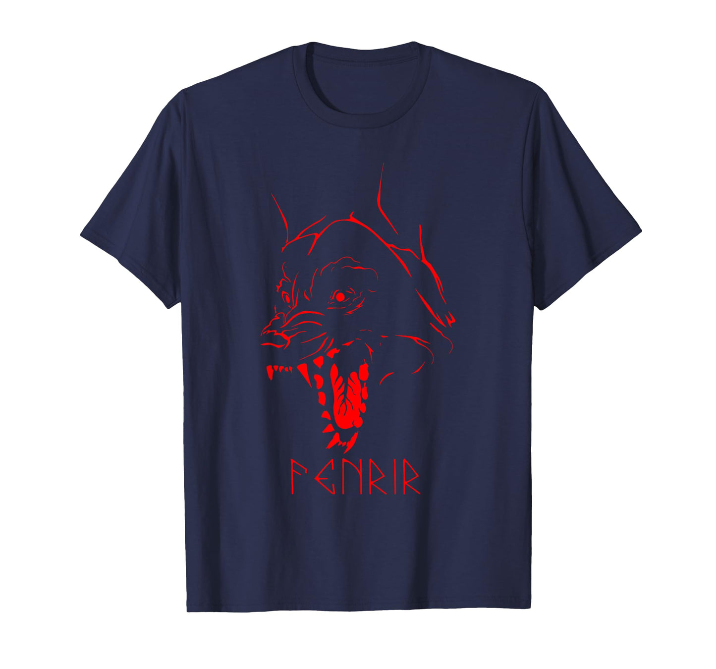 Fenrir Wolf Of Odin Old Norse Mythology Viking Celtic Fenris T-Shirt