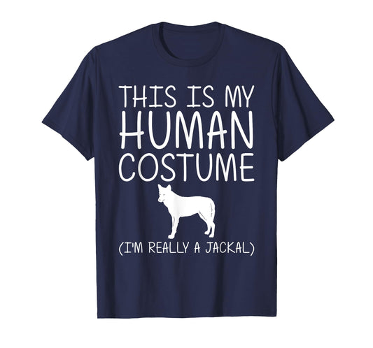 Jackal Easy Halloween Human Costume Coyote Wolf DIY Gift T-Shirt