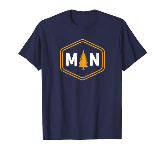 Minnesota MN Badge - Up North Minnesotan T-Shirt