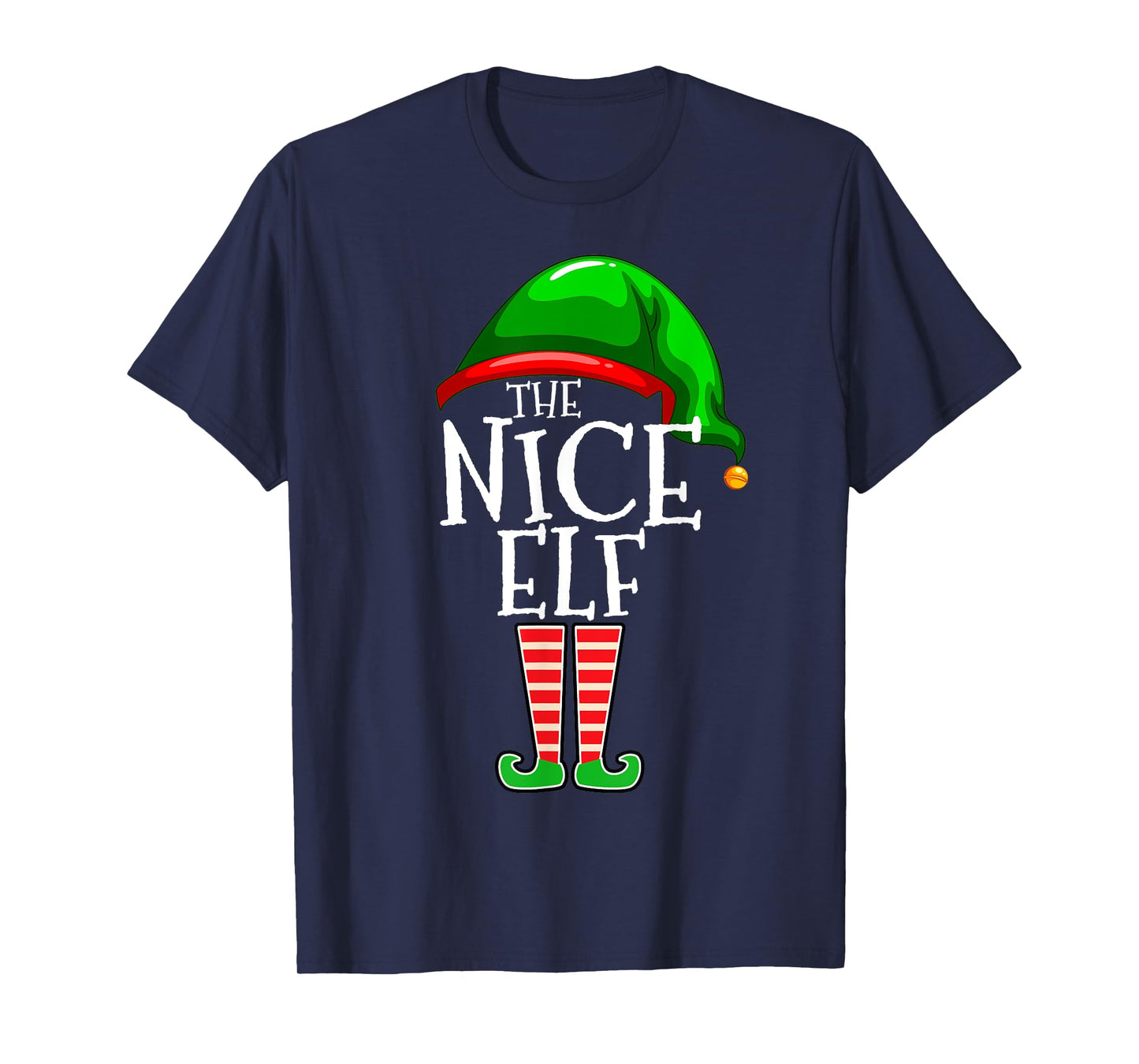 The Nice Elf Group Matching Family Christmas T-Shirt