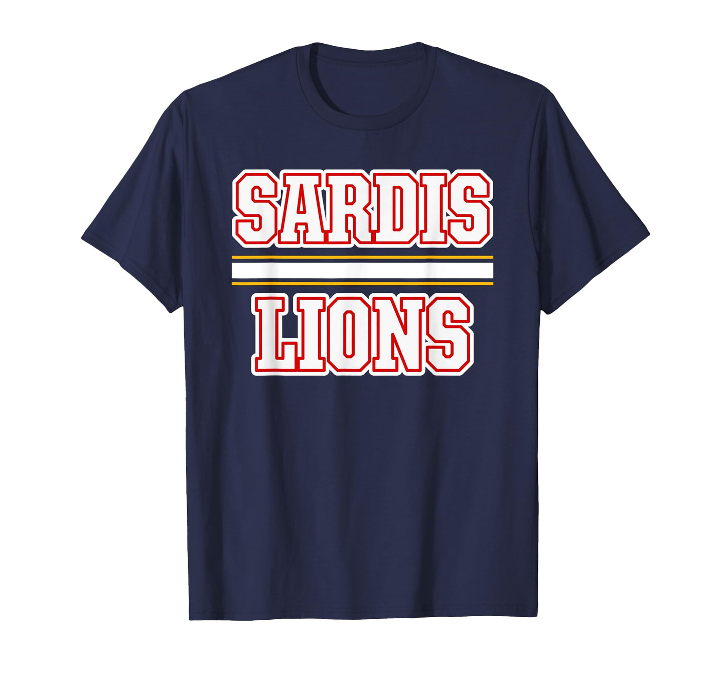 Sardis Lions Horizontal Stripes T-Shirt