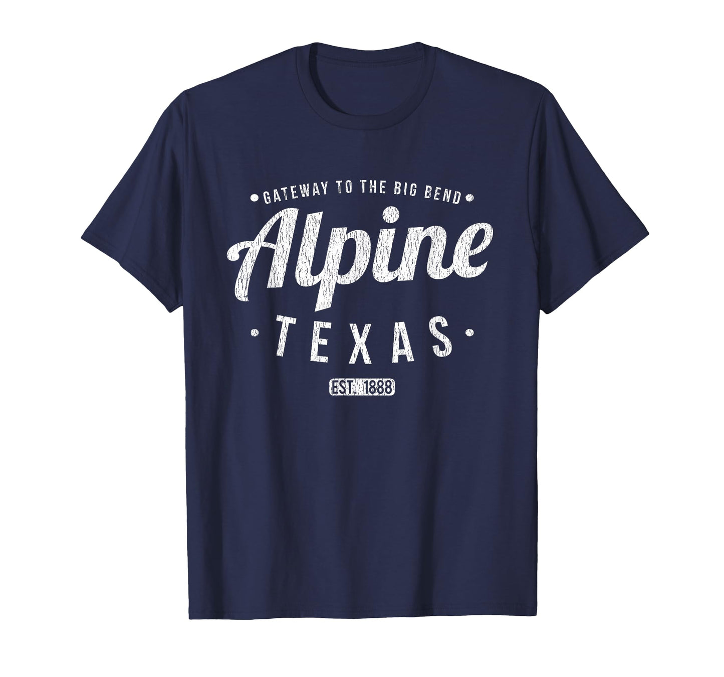 Alpine Texas Vintage Minimalist Retro Souvenir TX Alpine T-Shirt