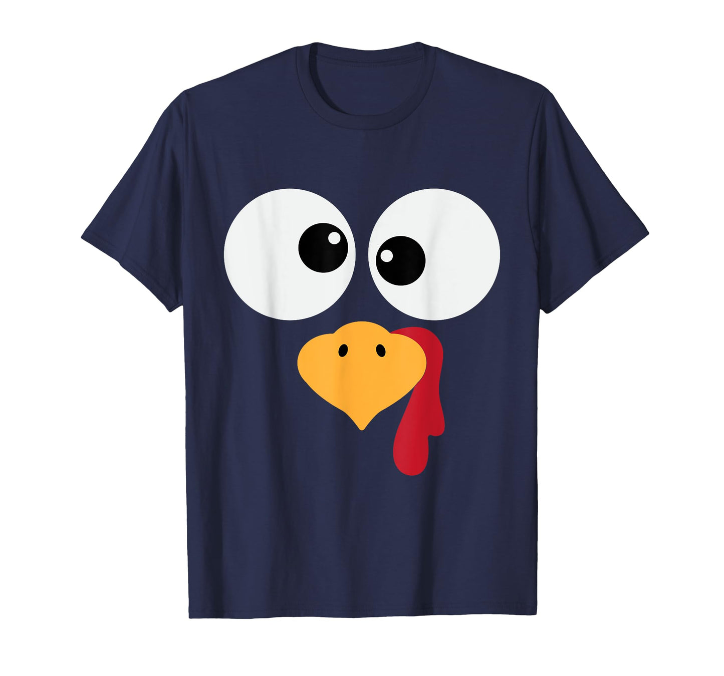 Funny Turkey Face Halloween Costume T-Shirt