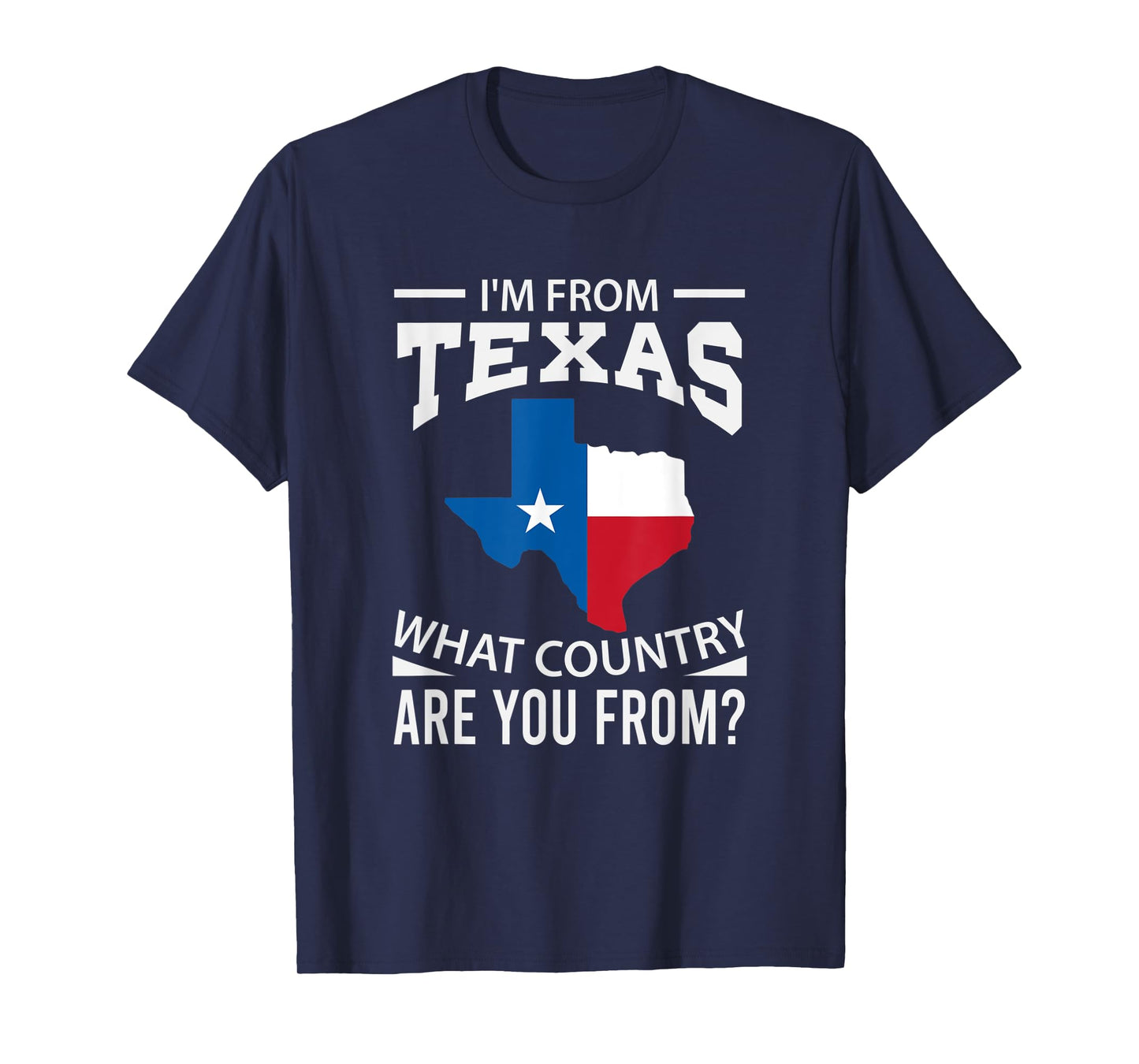 Im From Texas What Country Are You From Texas T-Shirt