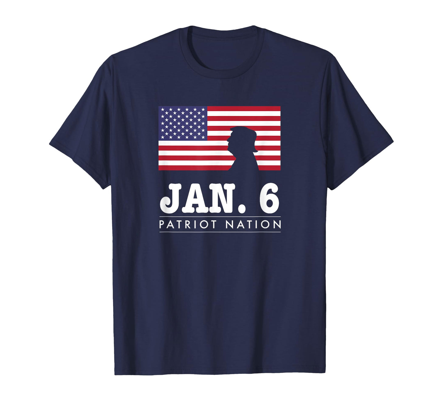 Patriotic Trump American Salute January Jan 6 Patriot Nation T-Shirt
