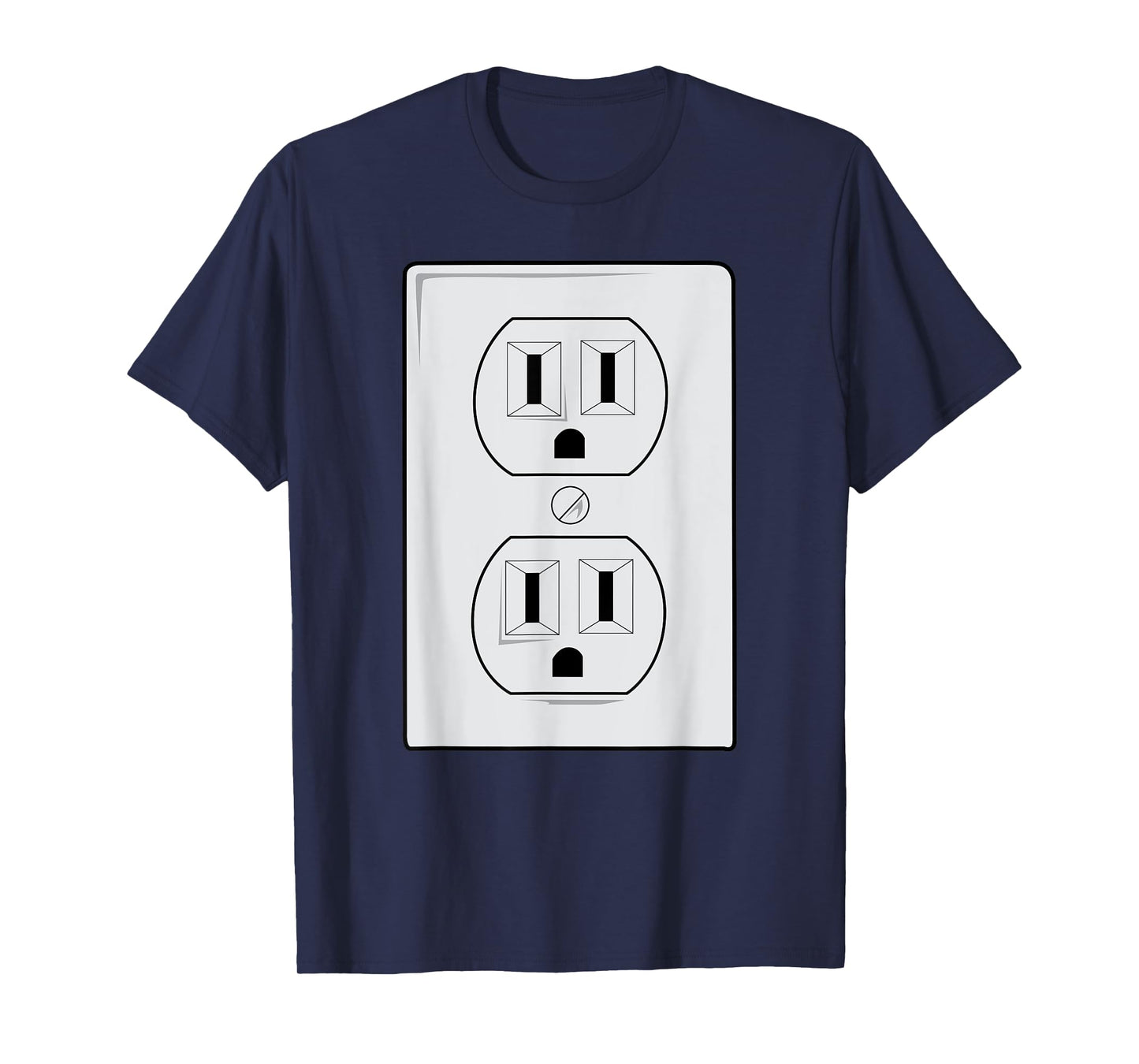 Electrical Outlet Plug And SOCKET Couples Costume Halloween T-Shirt