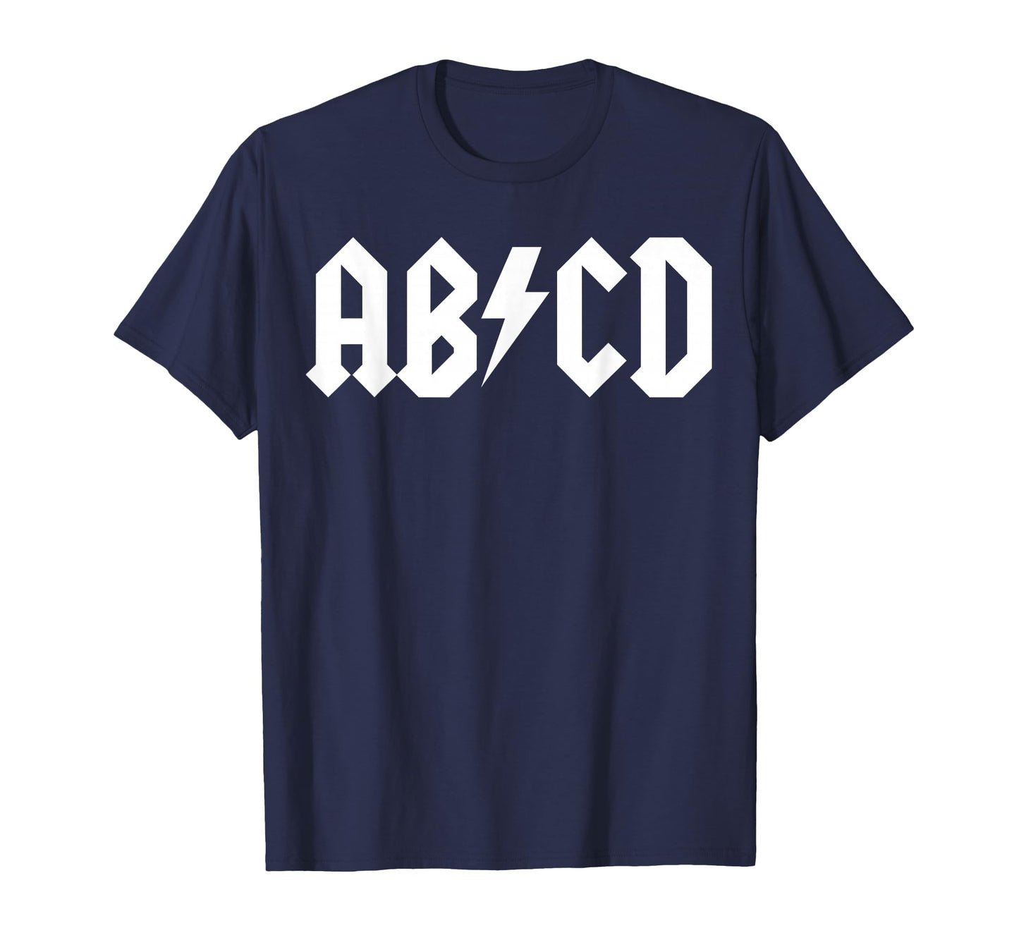 Boys Girls Teachers ABCD Rock Graphic Back to School T-Shirt