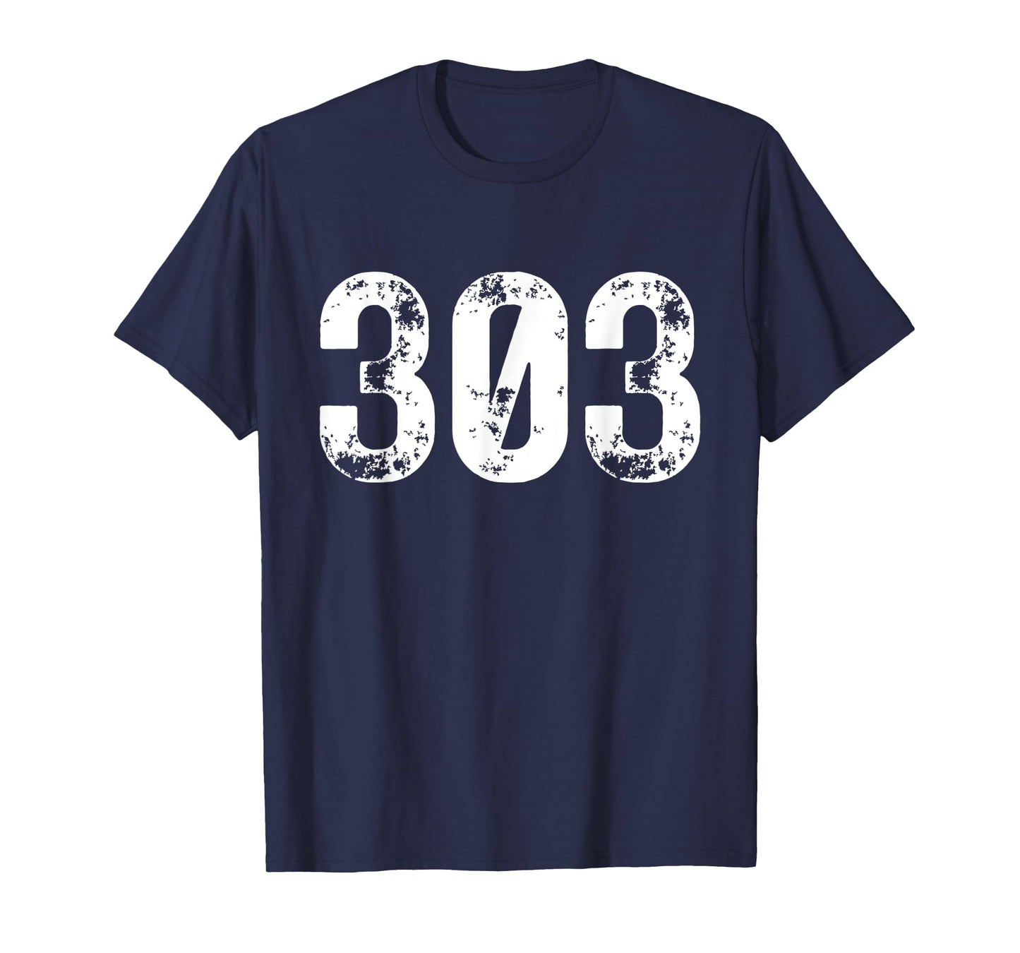 303 Area Code Denver CO Mobile Telephone Area Code 303 T-Shirt