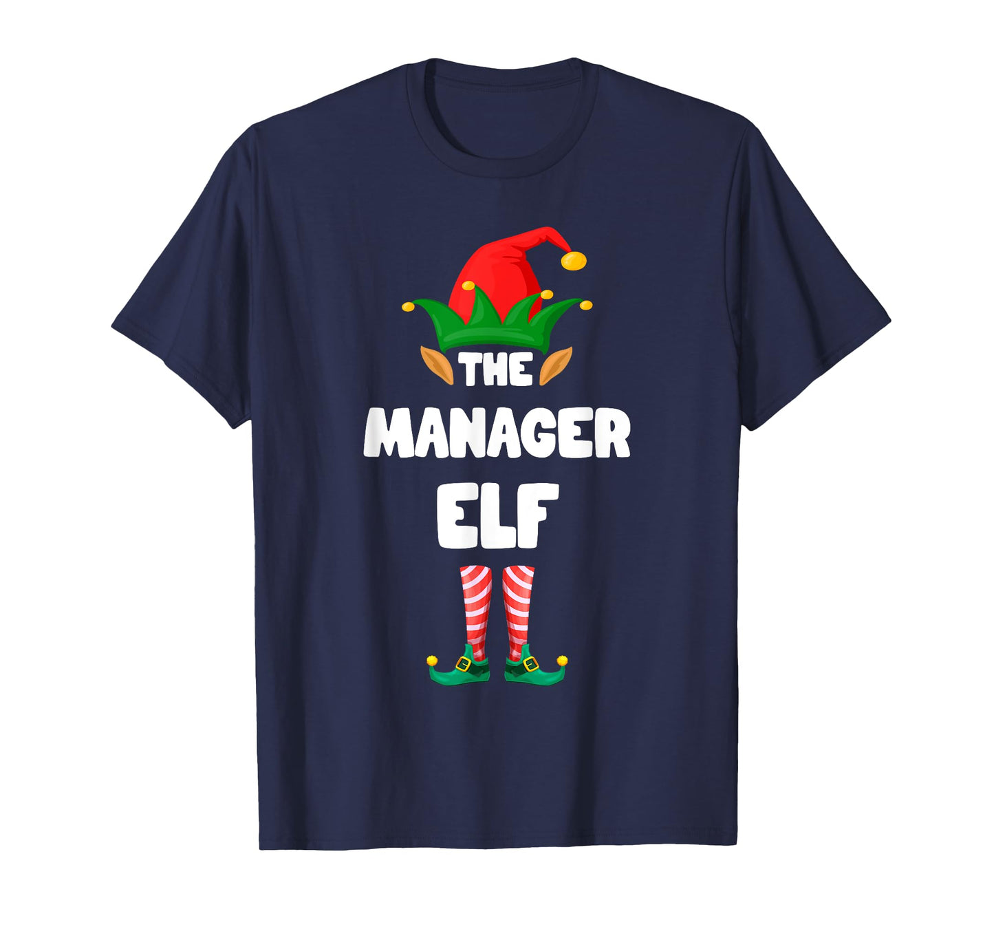 The Manager Elf Squad Family Matching Christmas Xmas T-Shirt