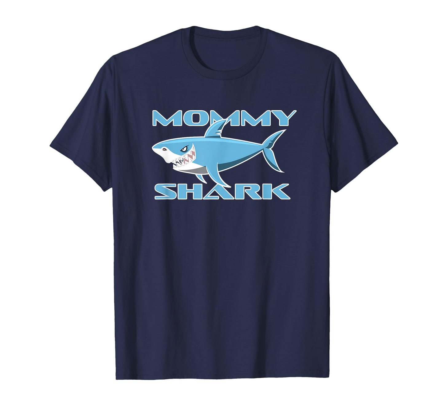 Funny Mommy Shark Matching Family T Shirt - Holiday Gift Tee