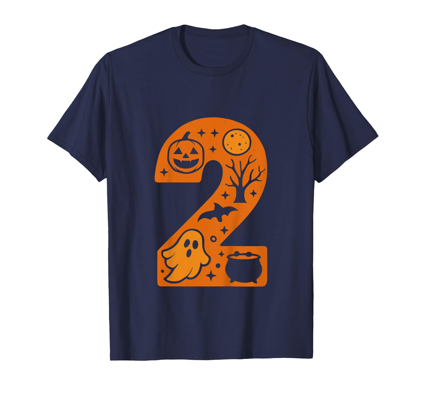 2nd Birthday Spooky Halloween 2 Year Old T-Shirt