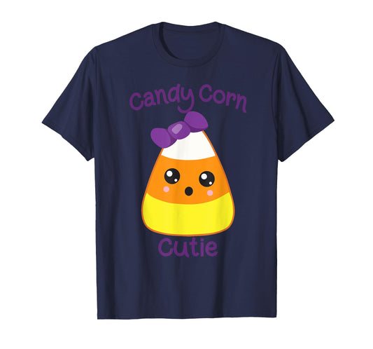 Candy Corn Cutie Cute Halloween Costume Graphic design T-Shirt
